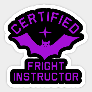 Certified Fright Instructor Sticker